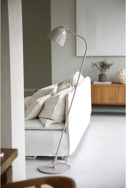 Markslöjd 108966 - Stojacia lampa TILT 1xE27/60W/230V sivá