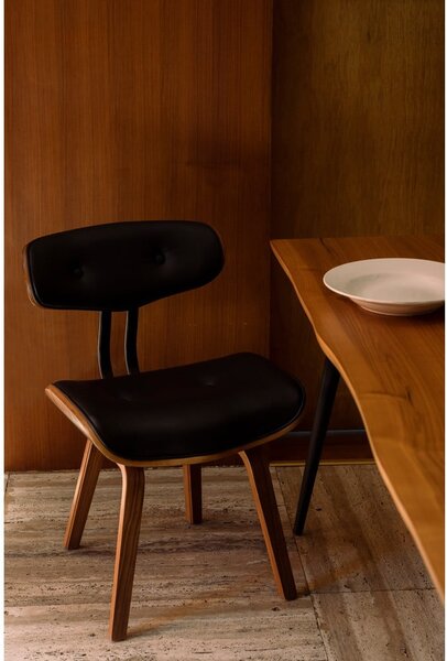 Čierna stolička Dutchbone Blackwood