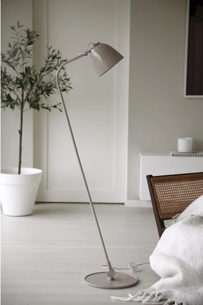 Markslöjd 108966 - Stojacia lampa TILT 1xE27/60W/230V sivá