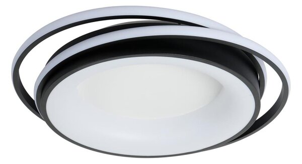 Brilagi - LED stmievateľné stropné svietidlo FLARE LED/84W/230V 47x51 cm čierna + DO