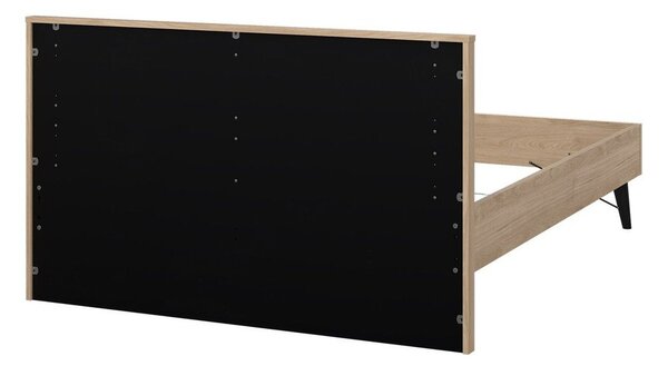 Dvojlôžková posteľ bez roštu v prírodnej farbe 140x200 cm Ry – Tvilum
