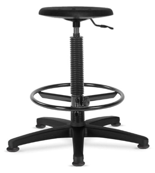 NOWY STYL Pracovná stolička GOLIAT PU-RB BL TS 02