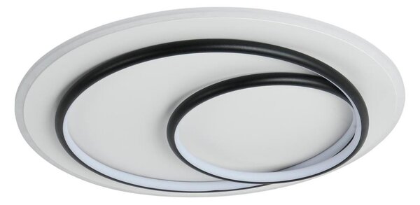 Brilagi - stmievateľné LED stropné svietidlo FLARE LED/70W/230V, priemer 50 cm, biela/čierna + diaľkové ovládanie