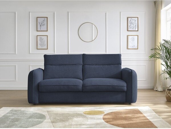 Tmavomodrá pohovka 216 cm Achille – Bobochic Paris