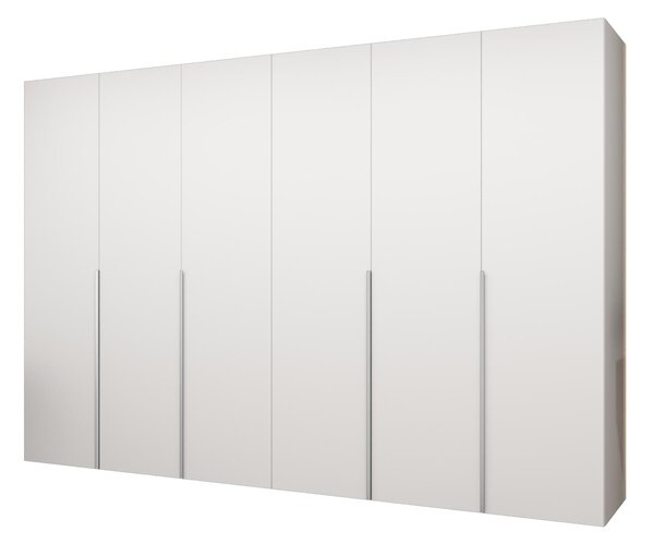 NovýNábytok.sk Šatníková skriňa 300 cm Alice 1 (biela + kašmír). Vlastná spoľahlivá doprava až k Vám domov. 1126138