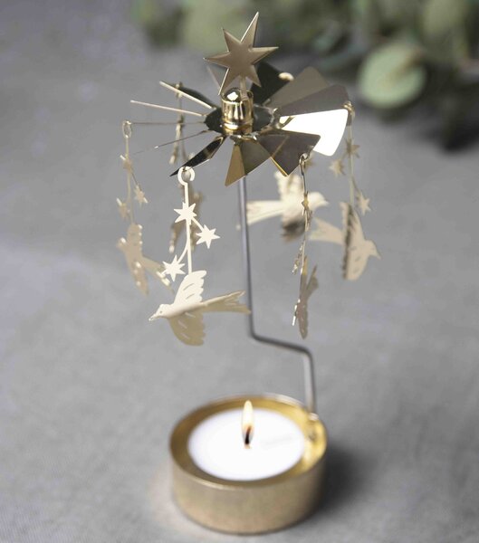 Rotujúci svietnik Starling Gold