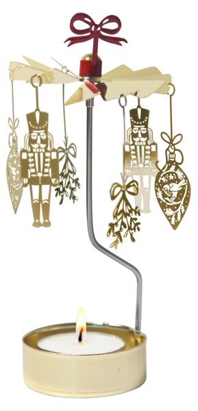 Rotujúci svietnik Noël Gold