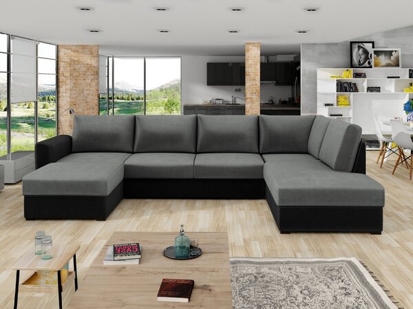Mirjan24 Rohová rozkladacia pohovka Astana Premium, Dostupné poťahy: Piano 17 + Piano 14, Strana: pravá 5903211471643