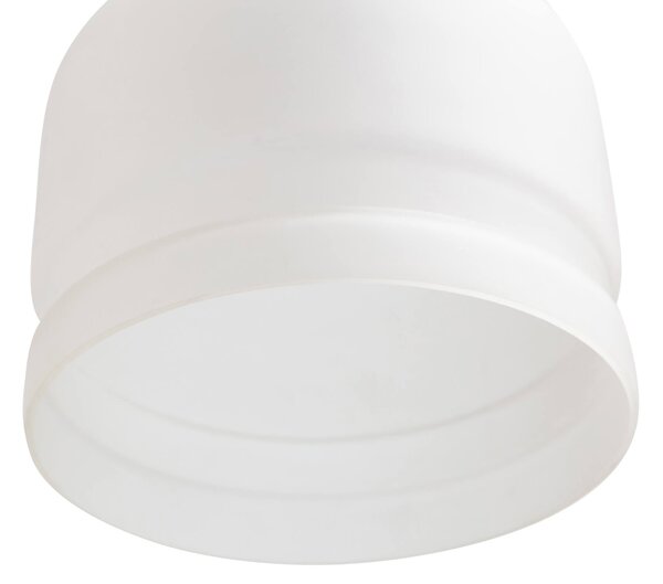 MUZZA Stropná lampa haci ø 27 cm biela