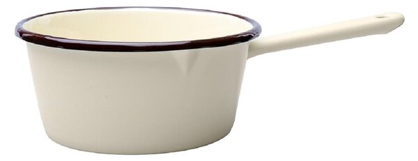 EMALIA Kastrólik smaltovaný 16cm 1,23l krémový