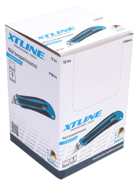 XTline Nôž bezpečnostný pogumovaný 18mm
