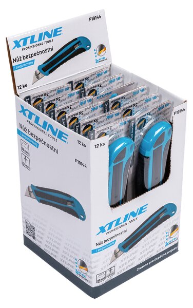 XTline Nôž bezpečnostný pogumovaný 18mm