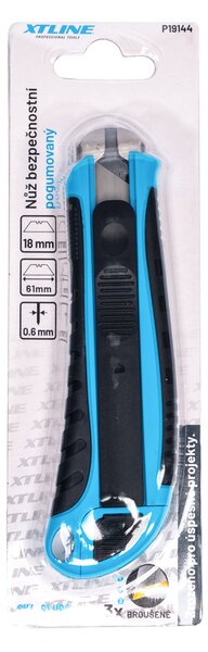 XTline Nôž bezpečnostný pogumovaný 18mm