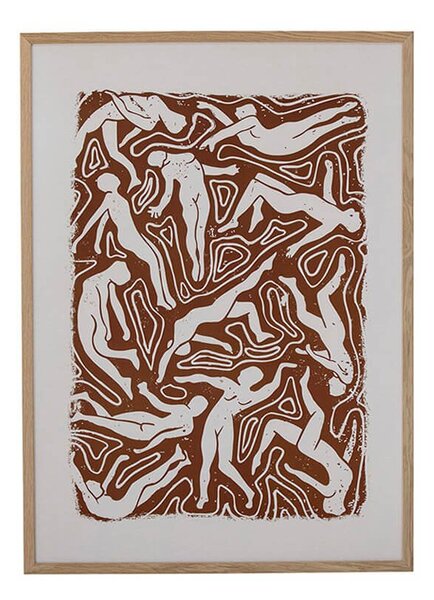MUZZA Obraz noric 52 x 72 cm prírodný