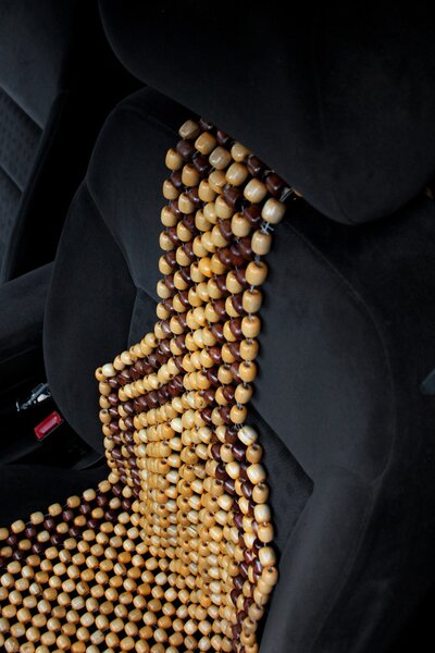 Cappa Poťah sedadla BEADS masážny guličkový 1ks béžový