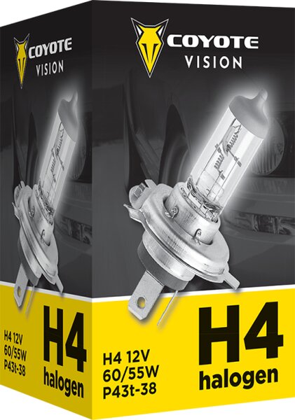 Žiarovka 12V H4 60 55W COYOTE VISION