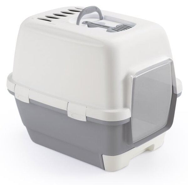 STEFANPLAST Toaleta/WC pre mačky s výsuvným dnom krytá