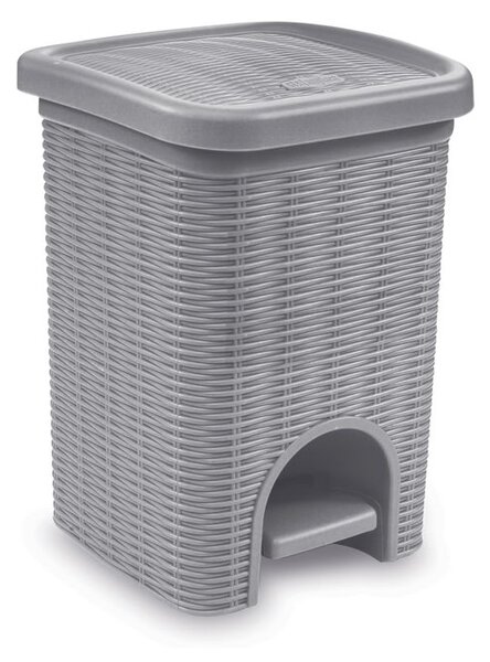 STEFANPLAST Odpadkový kôš do kúpeľne Elegance 6 l, šedý