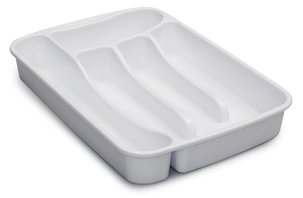 STEFANPLAST Príborník, 5 priehradok, biely