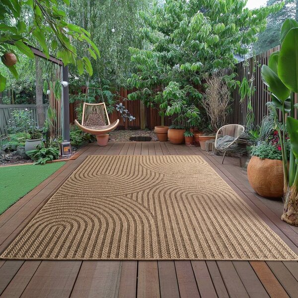 Hnedý vnútorný a vonkajší koberec 80x150 cm Timber 1401 – Ayyildiz Carpets