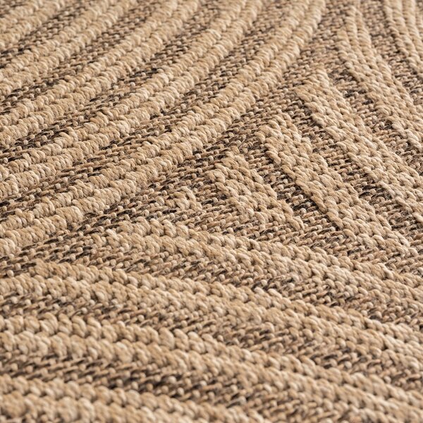 Hnedý vnútorný a vonkajší koberec 80x150 cm Timber 1401 – Ayyildiz Carpets