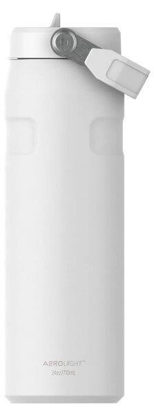 Biela termoska z nehrdzavejúcej ocele 700 ml IceFlow™ Bottle Flip Straw 2.0 Frost – Stanley