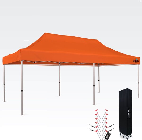 Párty stan predaj 3x6m - bez stien - Oranžová