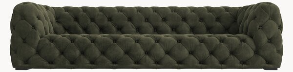 Zamatová pohovka Loge (3-miestna), Š 263 cm