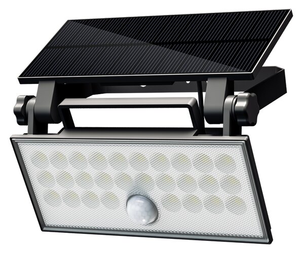 TOP LIGHT Svetlo nástenné Heleon PIR PRO, Čierna