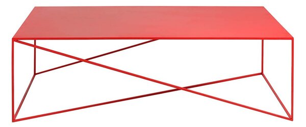Červený Konferenčný stolík Memo 140 × 80 × 45 cm CUSTOMFORM