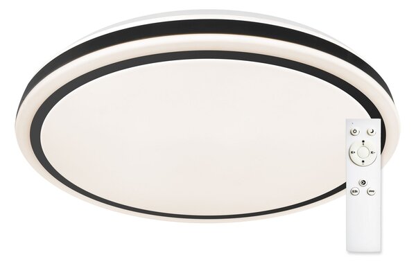 TOP LIGHT Stropné svietidlo Onyx KS RC, biela-čierna