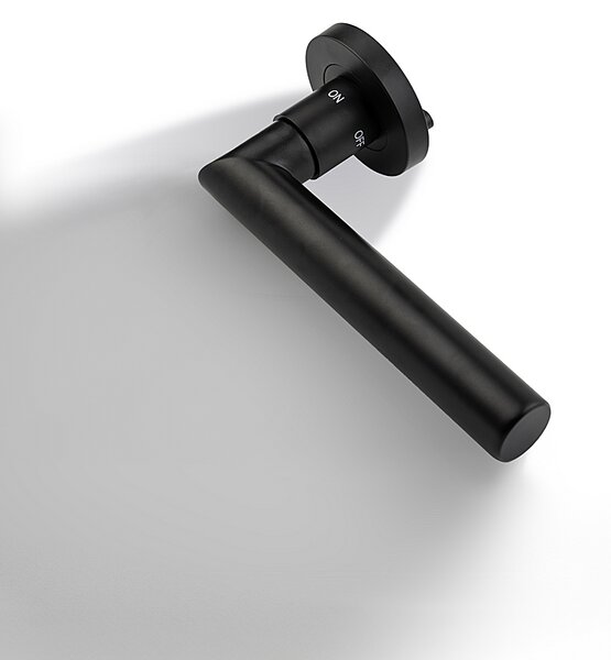 Dverové kovanie COBRA VISION-R EASY LOCK (ČIERNA), kľučka-kľučka, Uzamykanie na kľučke, COBRA ČIERNA
