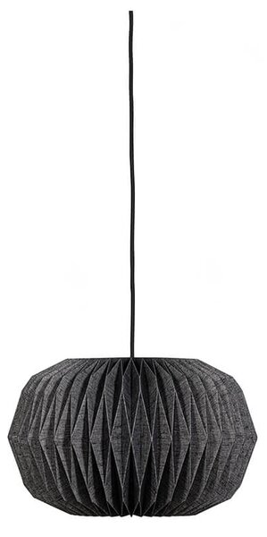 MUZZA Stropná lampa lobba 25 cm čierna