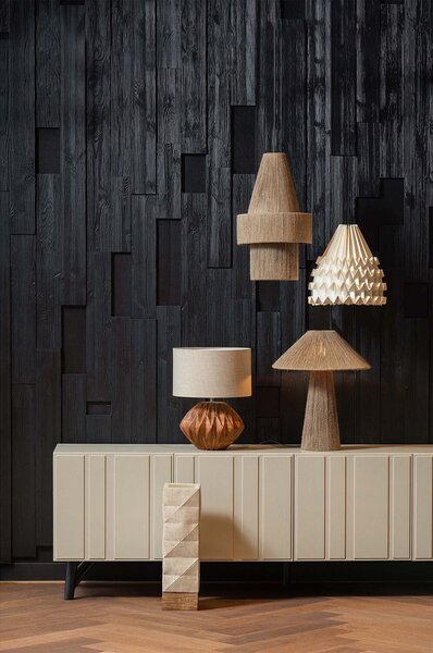 MUZZA Stolná lampa tebra prírodná