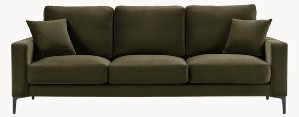 Pohovka v zamatovom vzhľade Venus (3-miestna), Š 220 cm