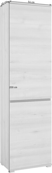 PREDSIEŇOVÁ SKRIŇA, antracitová, farba buka, buk, 54/200/40 cm Germania - Online Only drobný nábytok, Online Only