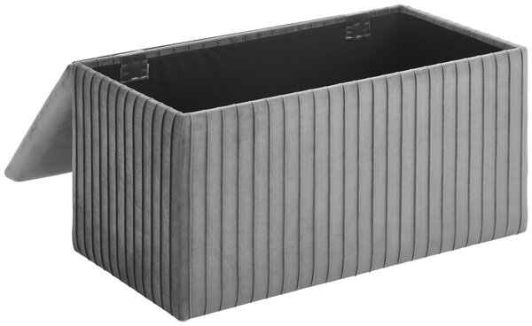 ÚLOŽNÝ BOX NA SEDENIE, drevo, textil, 75/40/40 cm Xora - Kreslá