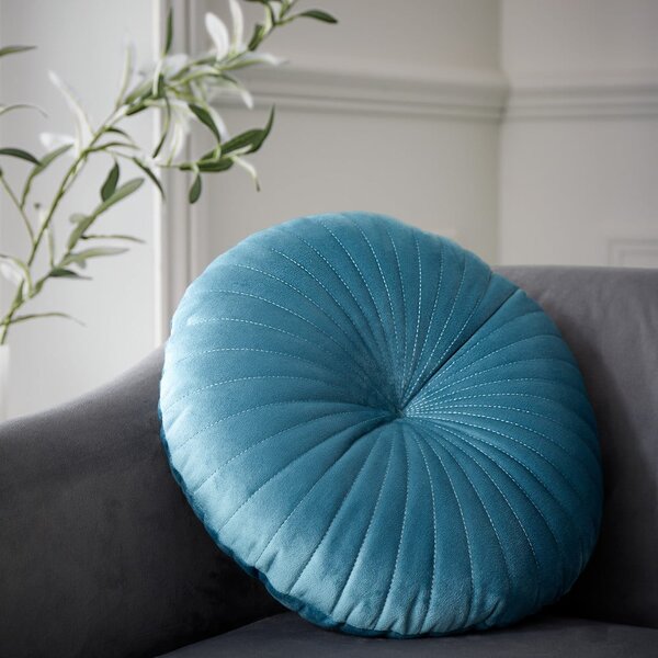 Zamatový dekoračný vankúš ø 40 cm Round Soft Touch – Catherine Lansfield
