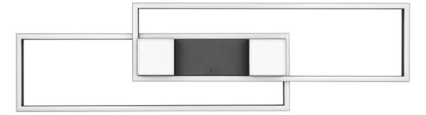 TRIO 647710432 ALBANY stropné svietidlo SMD LED 37W/4300lm 2700-6500K čierna matná, diaľkový ovládač