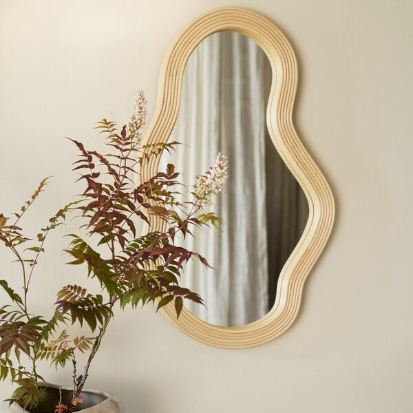 Zrkadlo Pond Full Size, Brass – Ferm Living