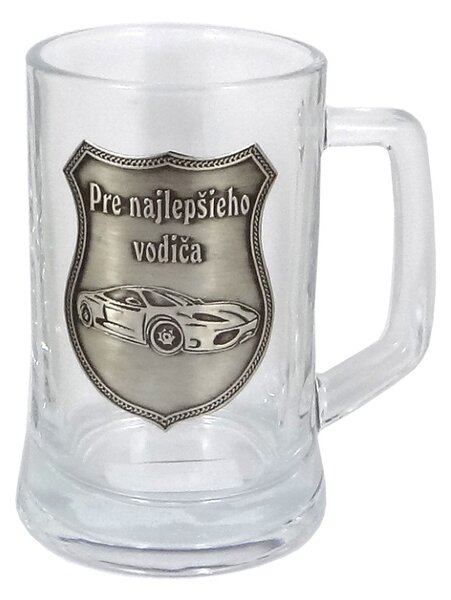 Pohár na pivo krígeľ Pre najlepšieho šoféra vodiča 0,5l