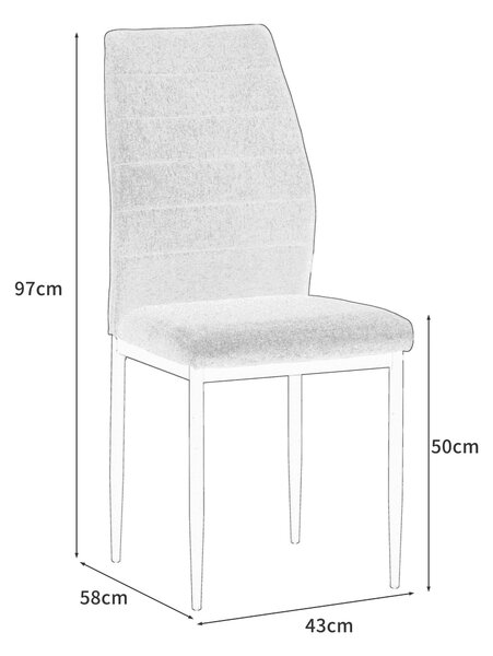 STOLIČKA, 43,5/96/58 cm Carryhome - Stoličky