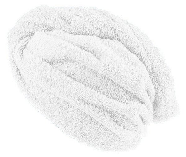 XPOSE® Froté turban na vlasy VERONA - biely 30x75 cm