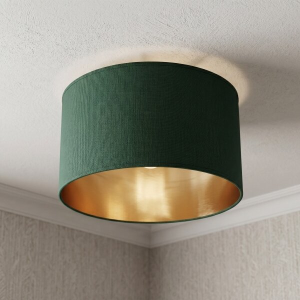 Stropné svietidlo ARDEN, 1x E27, 15 W, 230 V, priemer 40 cm, zelené