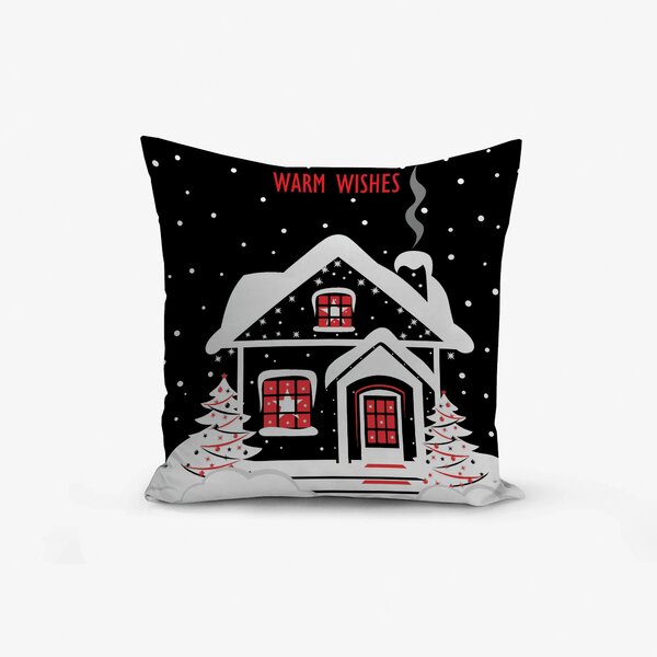 XPOSE® Set obliečok na vankúš VIANOČNÁ OZDOBA 40x40 cm - set 4ks