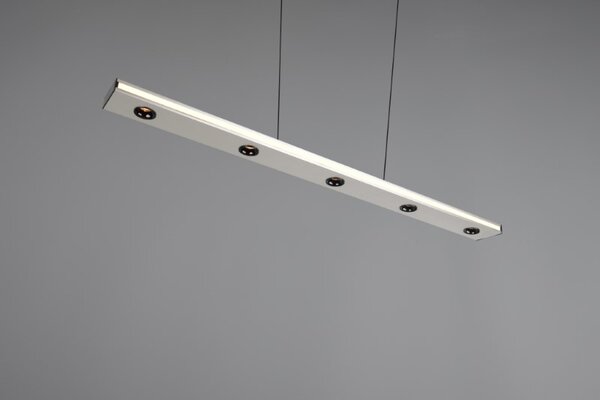 TRIO 353010107 GRAHAM závesné svietidlo SMD LED 7x4,5W/480lm, 10W/920lm 2300+3000+4000K nikel matný