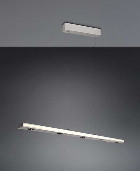 TRIO 353010107 GRAHAM závesné svietidlo SMD LED 7x4,5W/480lm, 10W/920lm 2300+3000+4000K nikel matný