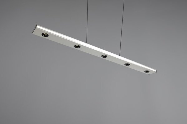 TRIO 353010107 GRAHAM závesné svietidlo SMD LED 7x4,5W/480lm, 10W/920lm 2300+3000+4000K nikel matný