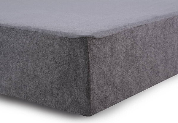 XPOSE® Froté nepriepustný chránič matraca - tmavo sivý 60x120 cm