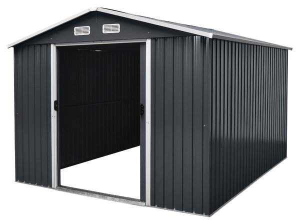 Záhradný domček BestBerg ZDB-9A / 9 m² / 279 x 324 x 211 cm / šedá